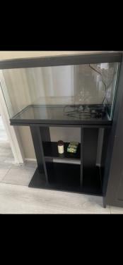 Complete aquarium set inc. Meubel en accessoires