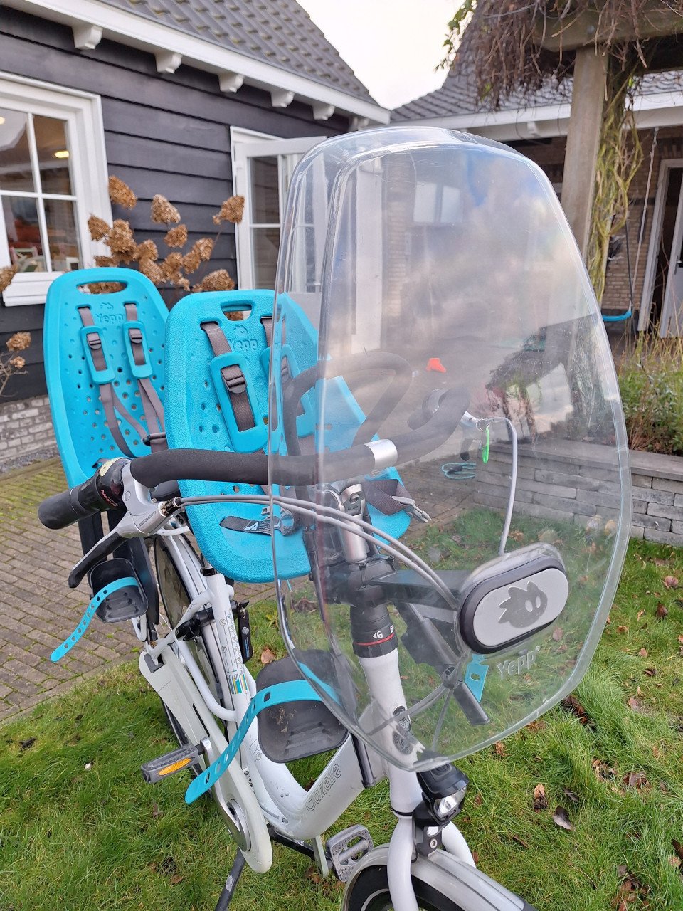 Gazelle Broom moederfiets met fietsstoeltjes