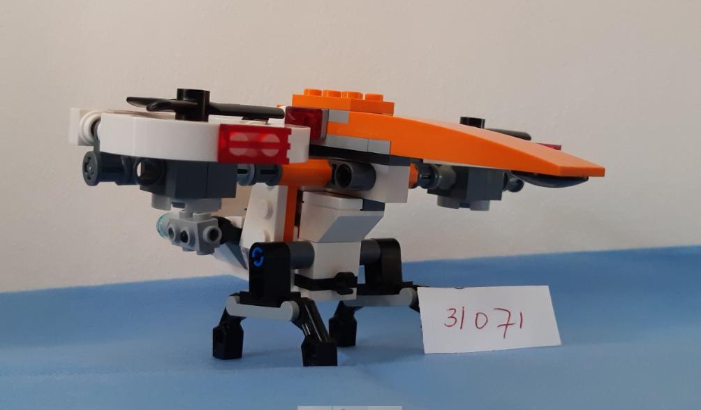 LEGO Creator 31071:Droneverkenner of moerasboot (hovercraft) of propeller