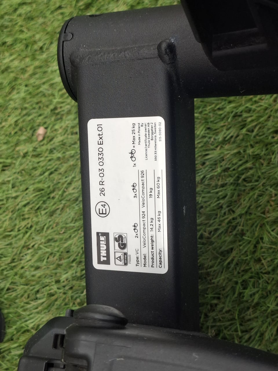 Thule Velocompact 926 fietsendrager 3 fietsen
