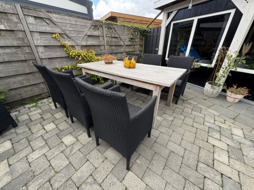 Tuintafel met 6 stoelen