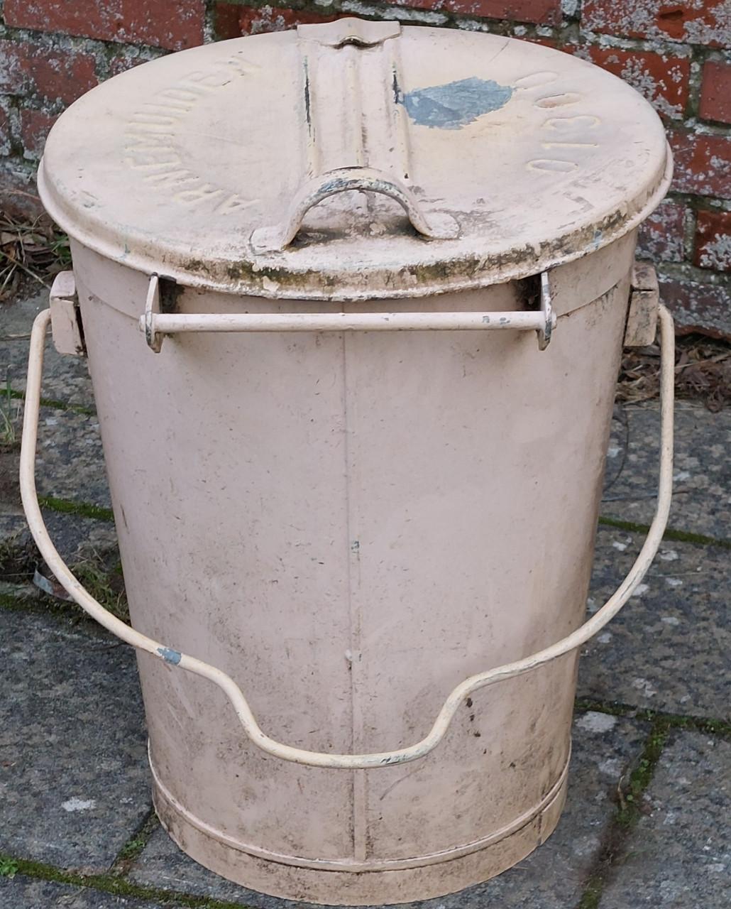 Zinken Brocante Vuilnisbak "Arnemuiden"