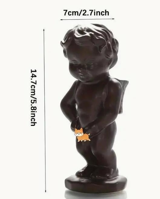 Beeldje Manneke pis wierook houder