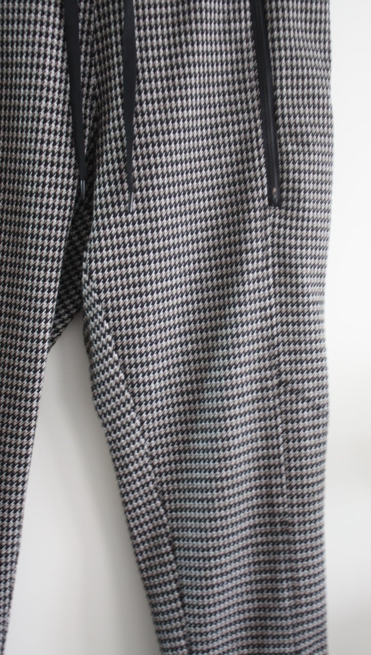 Lange broek geblokt patroon  maat 40