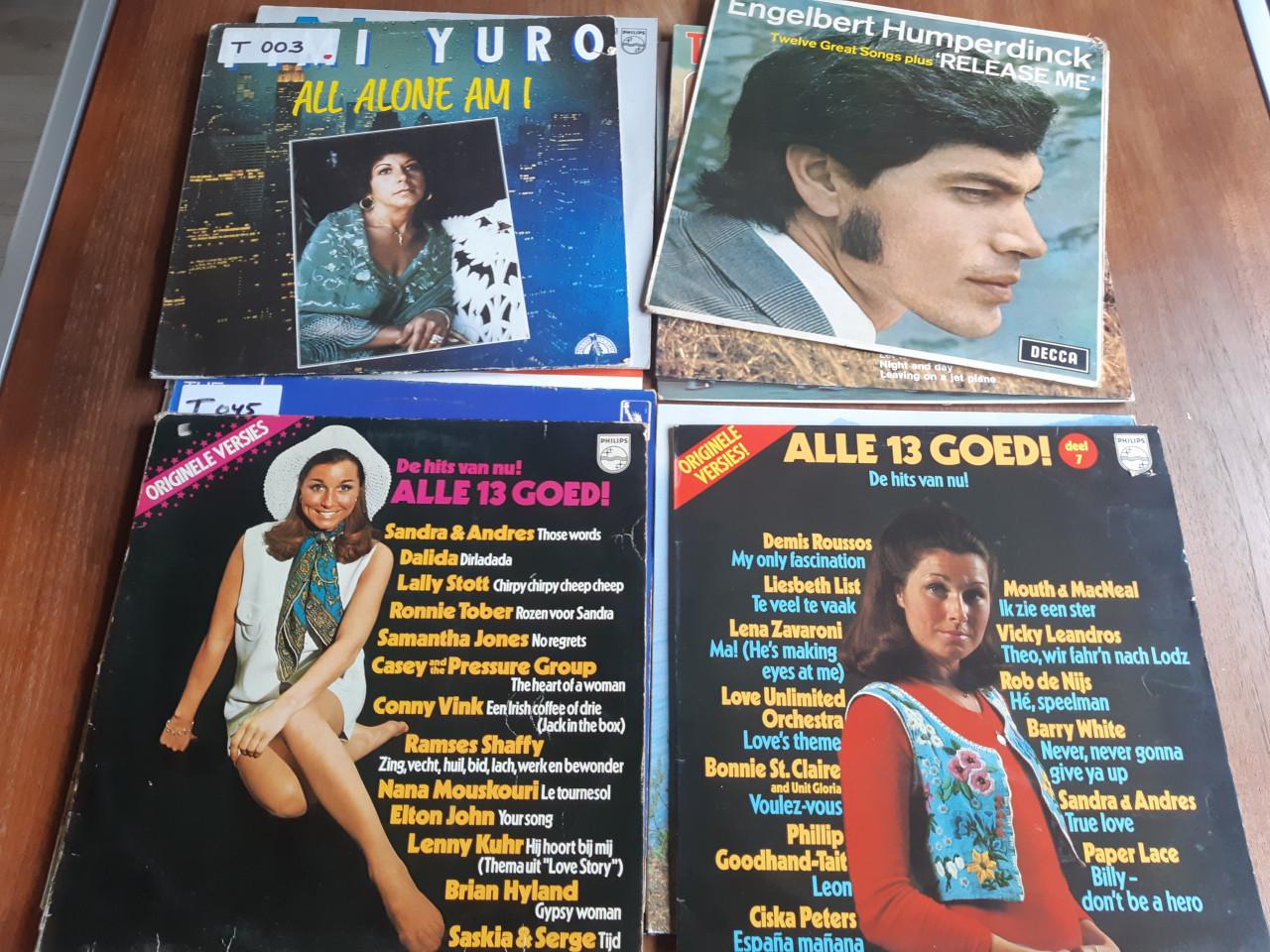 15 lp's pop voor 15 euro