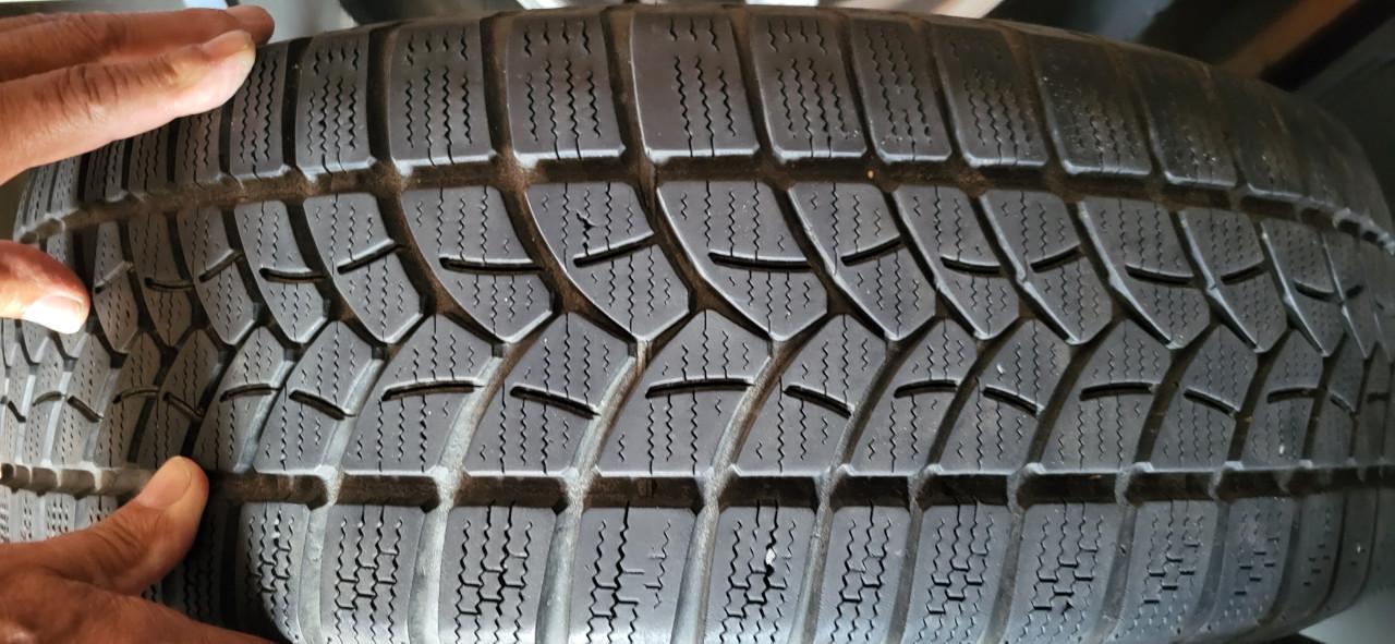 4 stuks velgen+Banden