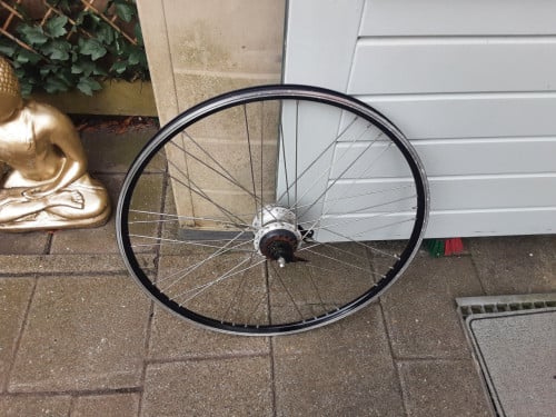 28 inch shimano nexus achterwiel, 7 speed,rollerbrake rem