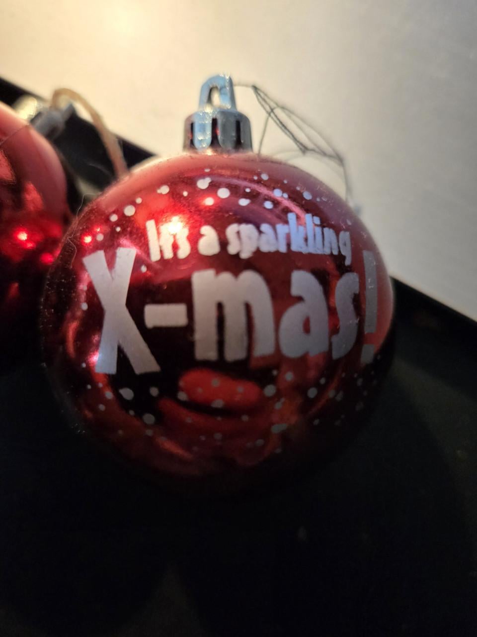 Rode Coca-Cola kerstballen 3 stuks Ø 6cm