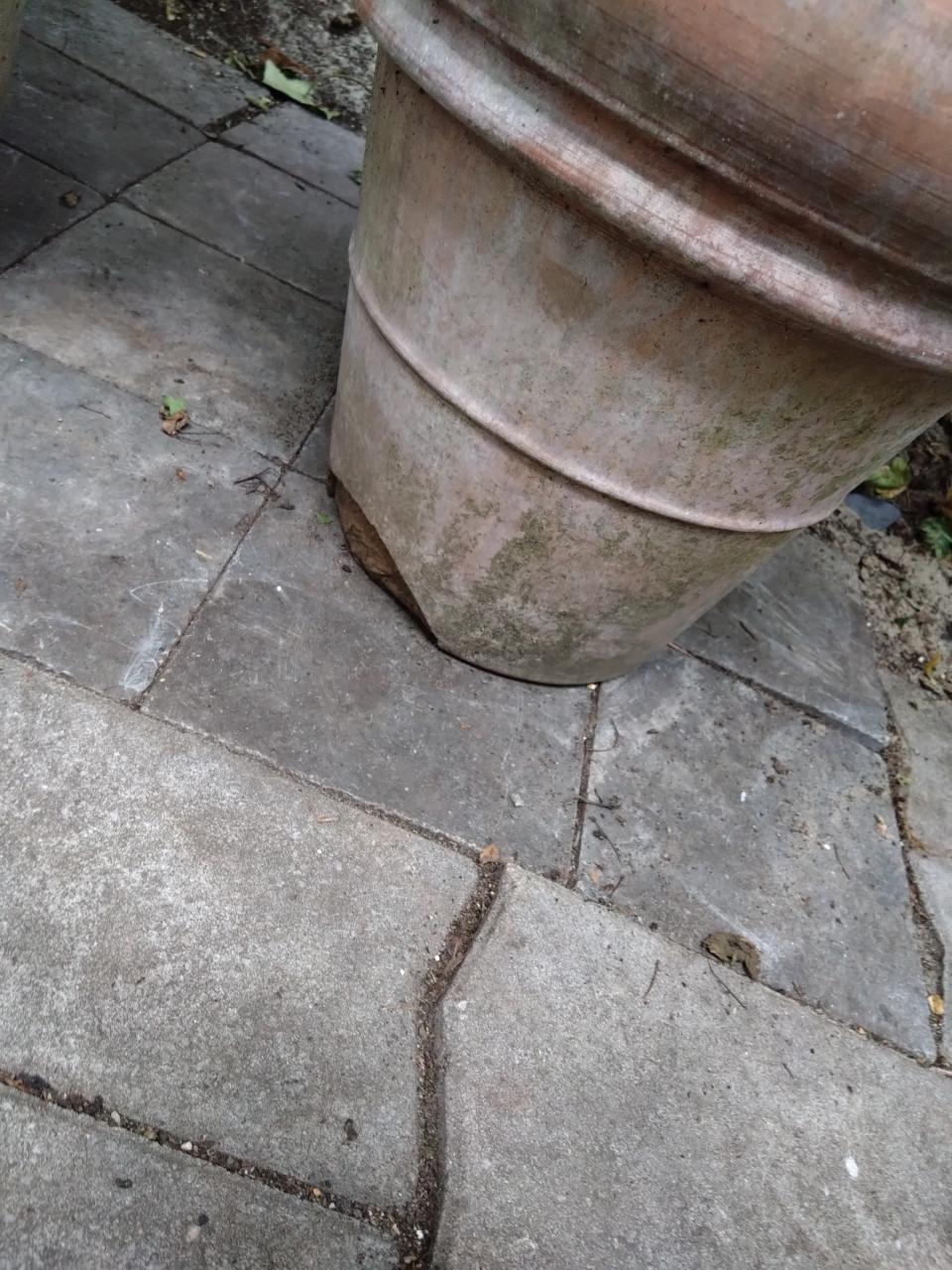 Toscaanse terracotta pot voor in de tuin