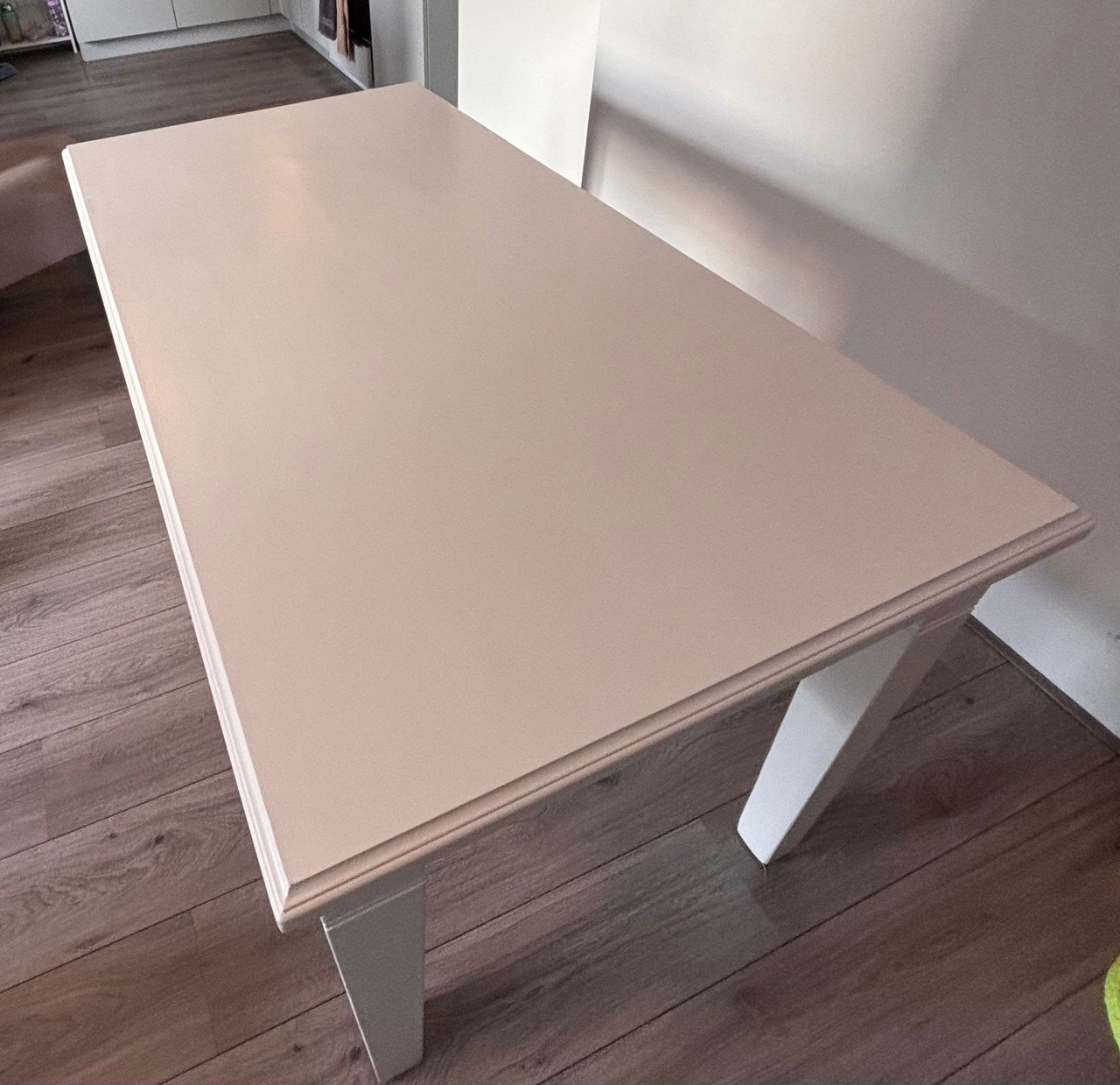Massief houten eettafel