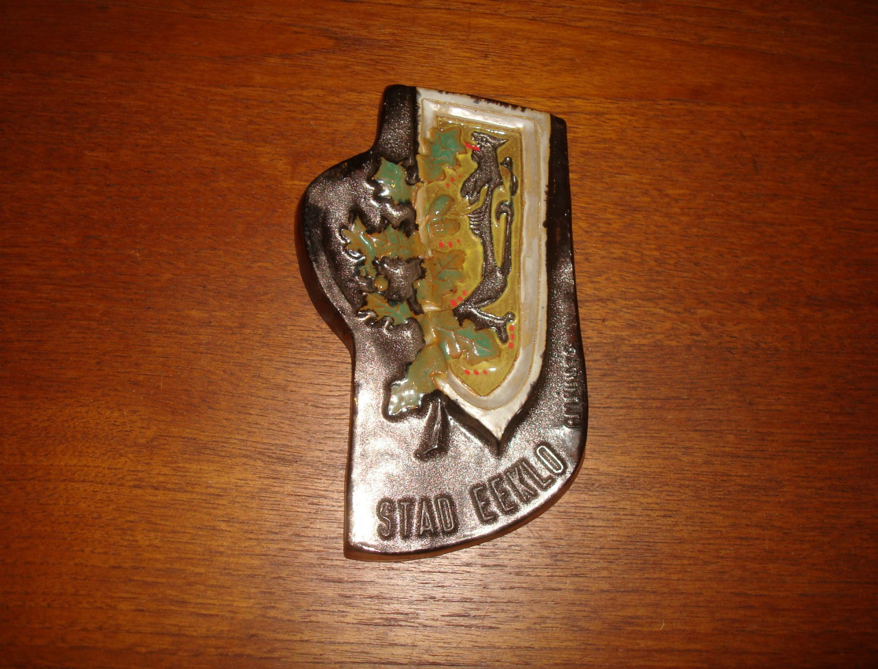 Plaquette Stad Eeklo A.M. Kindts