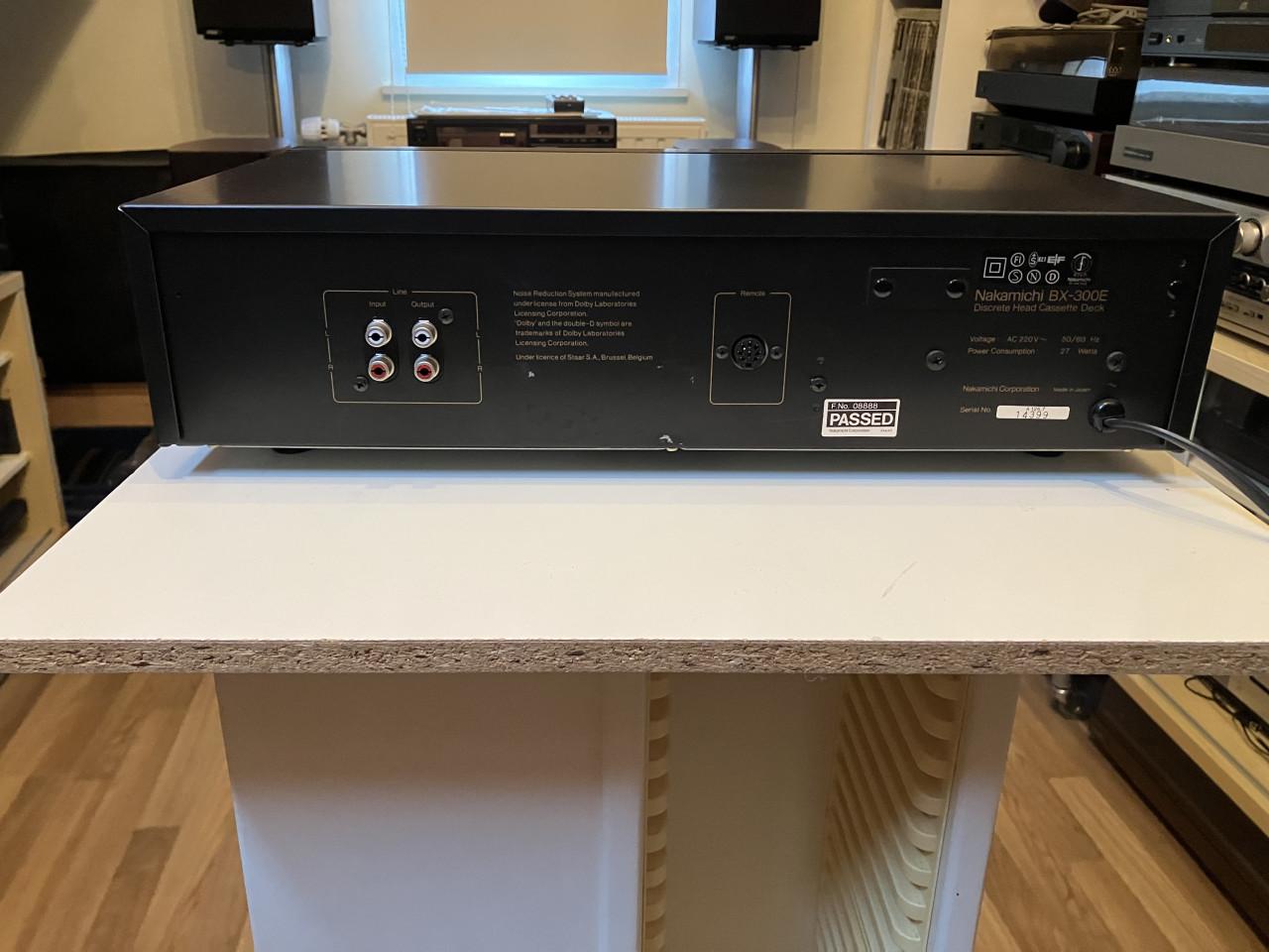 Nakamichi BX-300 cassettedeck direct drive dual capstan 3 heads garantie