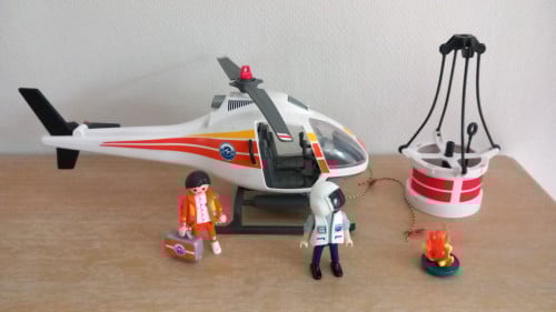 Playmobil brandbestrijdingshelicopter setnr 5542