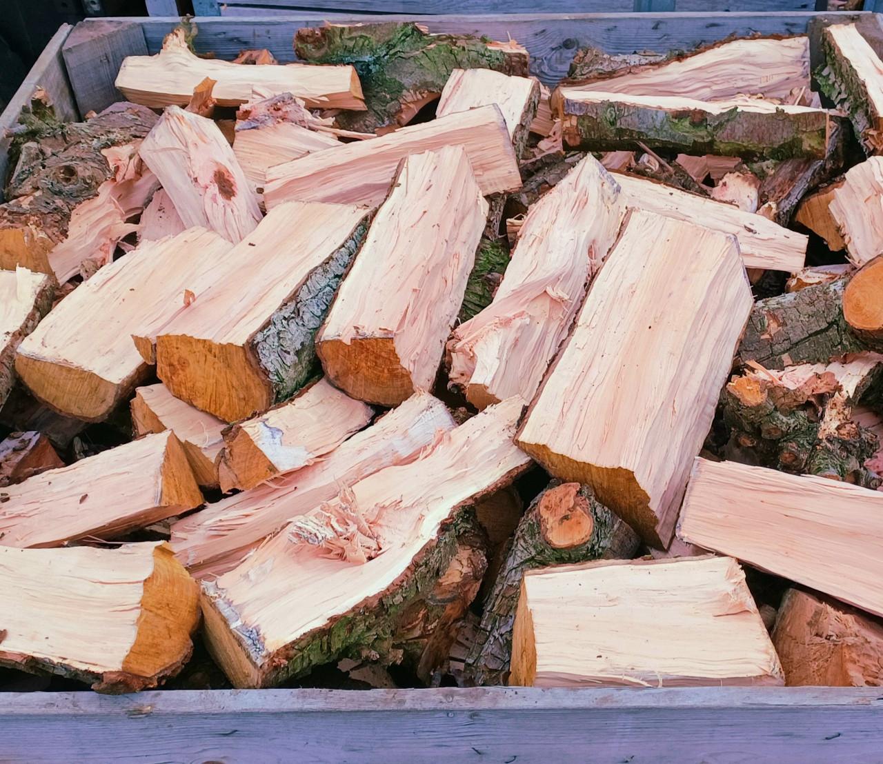 HAARDHOUT perenhout of wilgenhout, gekliefd/ongekliefd