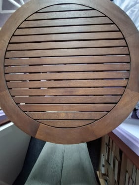 Houten Bistrotafeltje