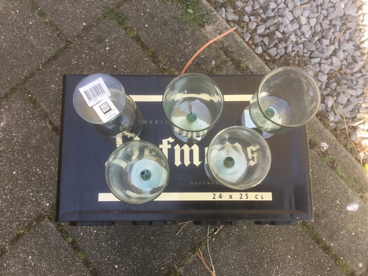 A wijnglazen mooi apart model grote voorraad