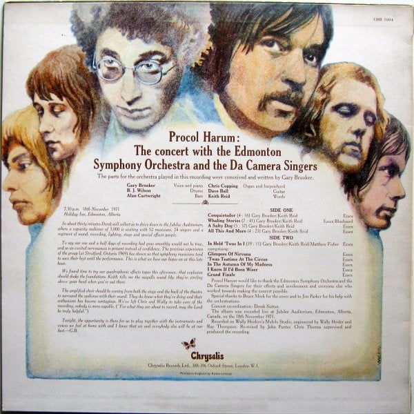 Lp Procol Harum Live