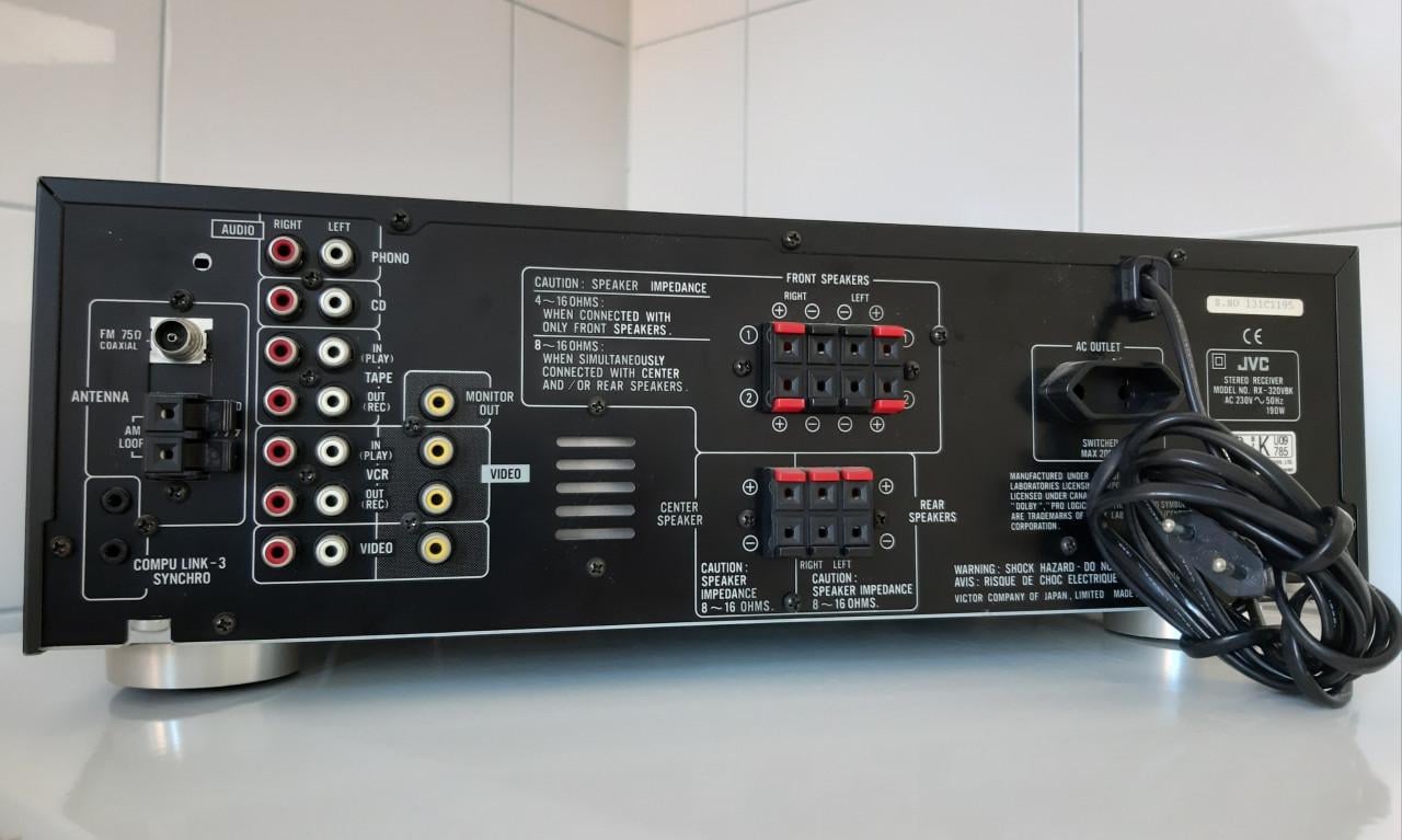 JVC RX-320VBK Stereo  Versterker