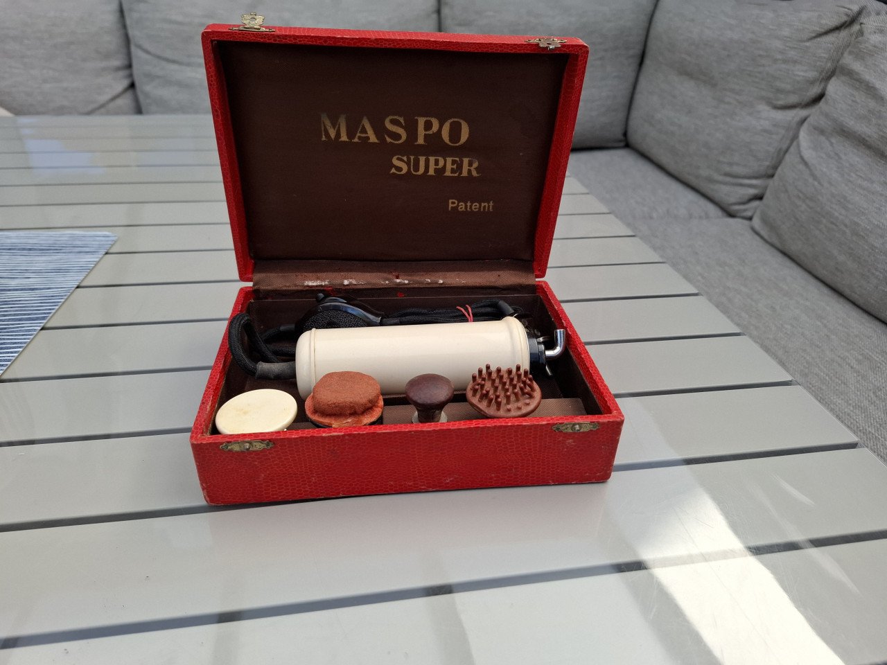 Antiek massage apparaat. Maspo super.