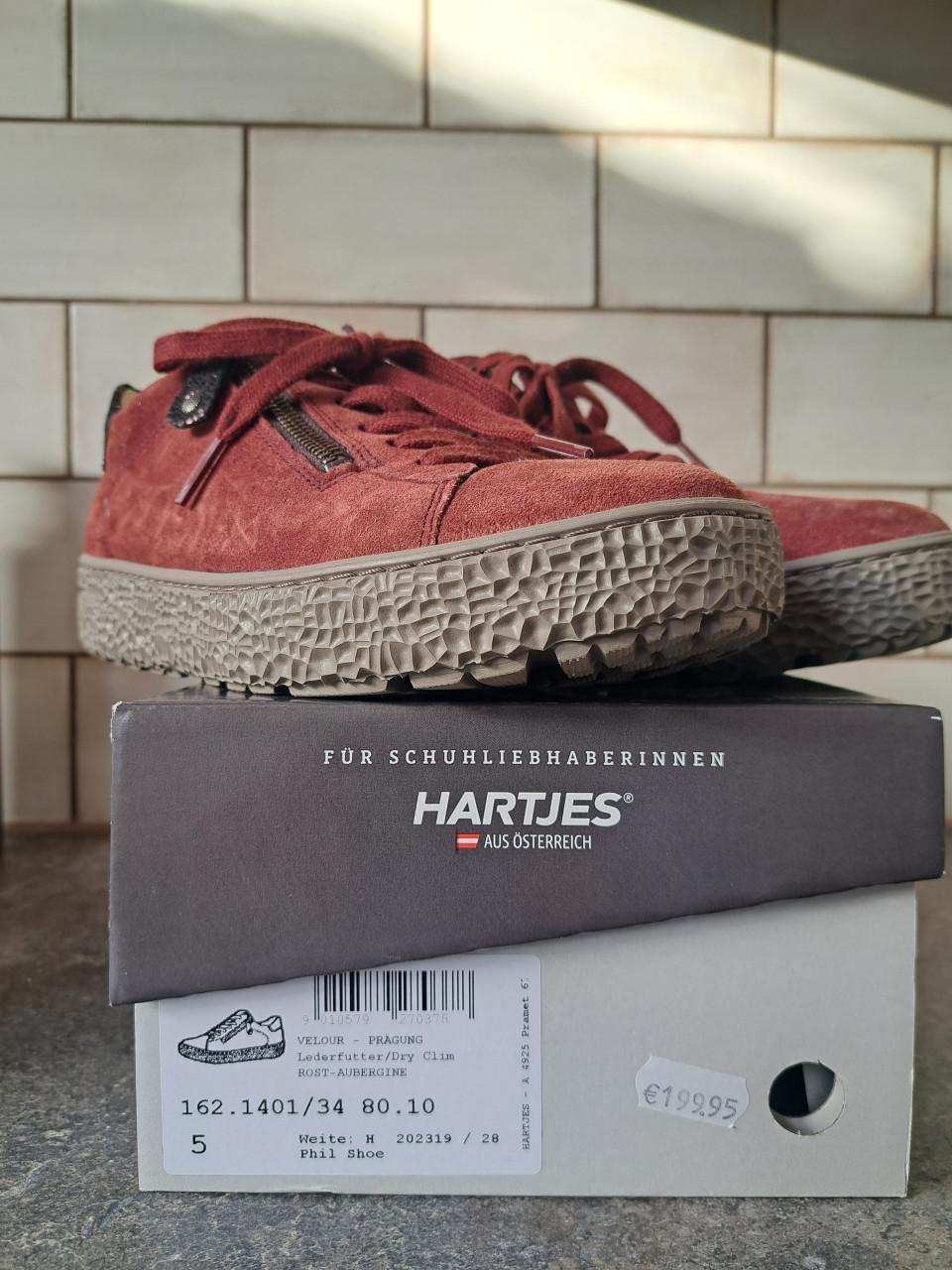 Hartjes Sneakers 38 H zgan Bordeaux rood