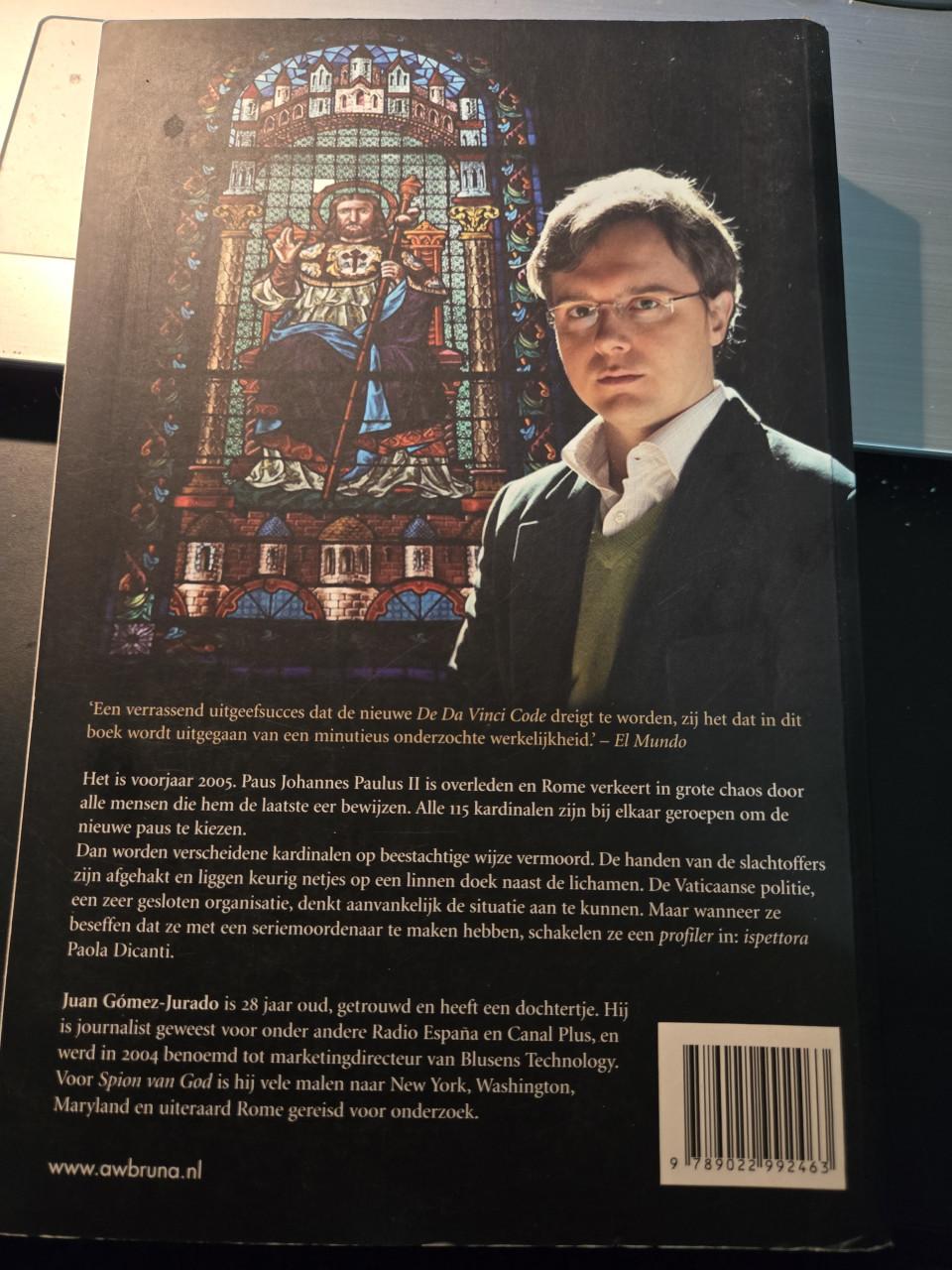 Boek: Spion van God - Juan Gomez-Jurado 2006