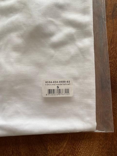 Nieuw | Zusss t-shirt met ronde hals wit | maat S