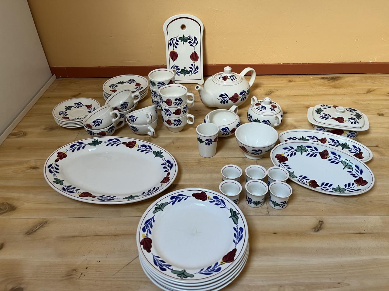 Boerenbont servies