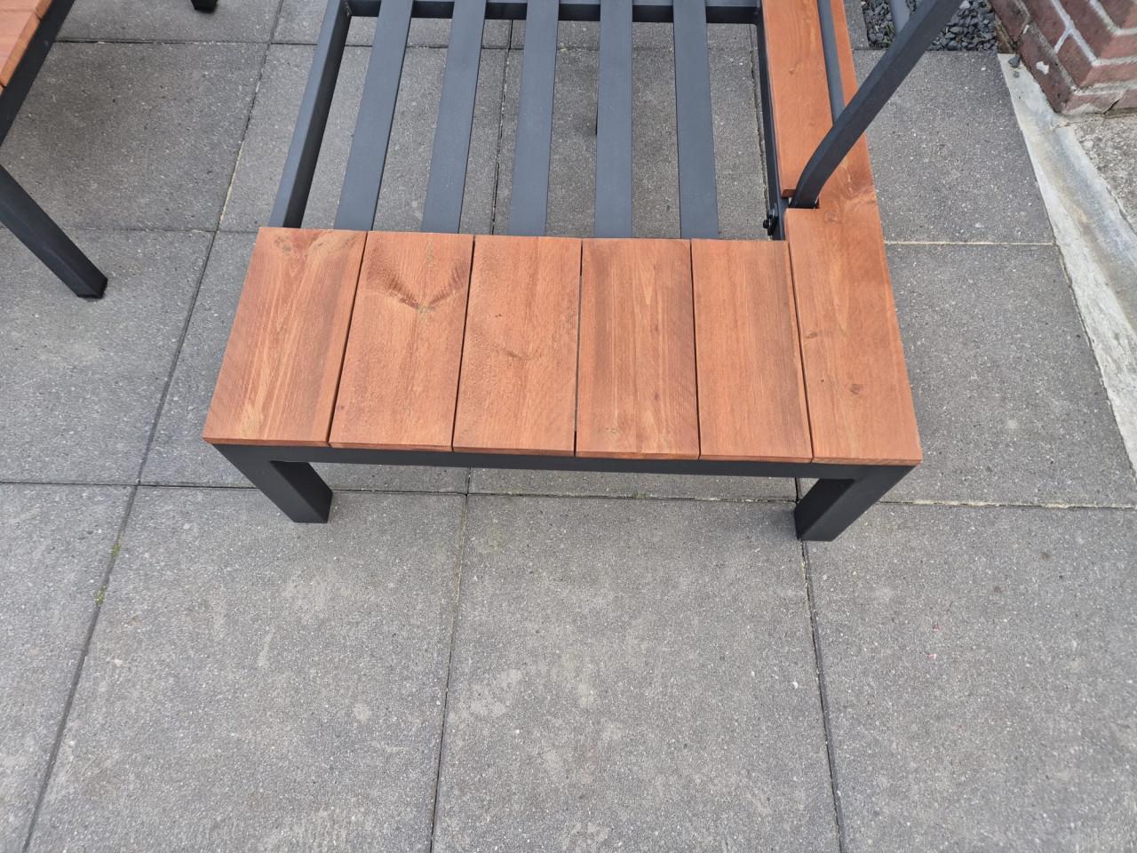 Aluminium Loungeset 247 x 247 cm (Bezorging mogelijk)