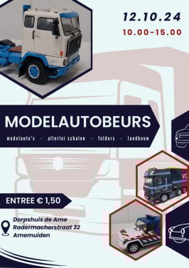 Modelautobeurs / zaterdag 25 oktober / Arnemuiden