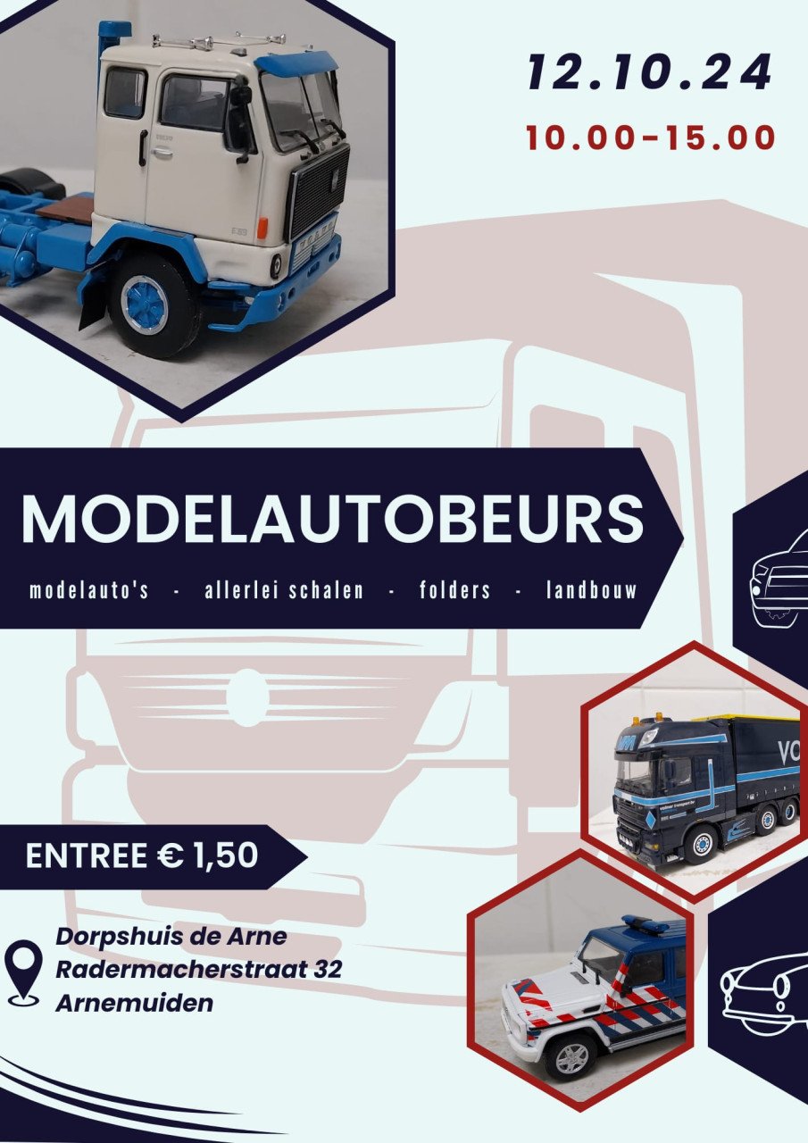 Modelautobeurs / zaterdag 25 oktober / Arnemuiden