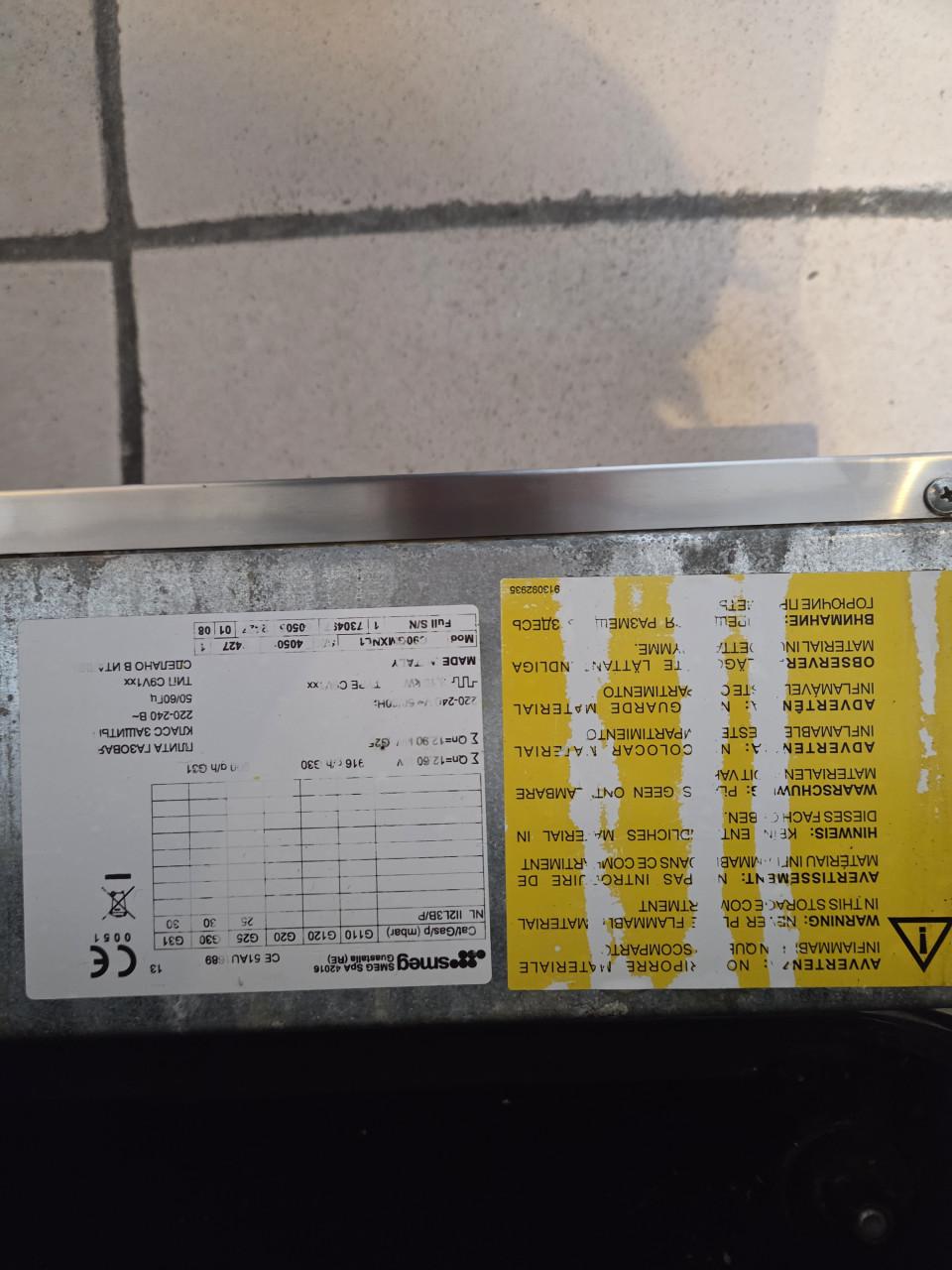 Smeg 6 pits gasfornuis