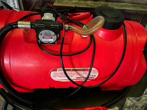 Dieseltank , 100 liter met vulslang