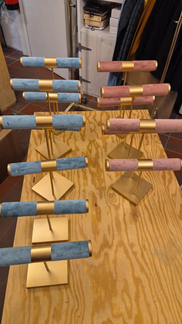 Kaartenrek, armband/sieradenhouders, armbandrollen