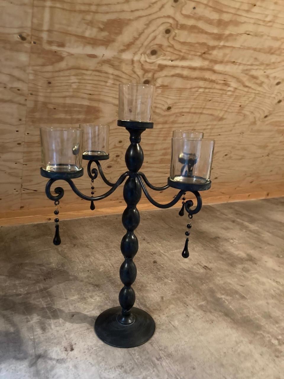 Kandelaar zwart