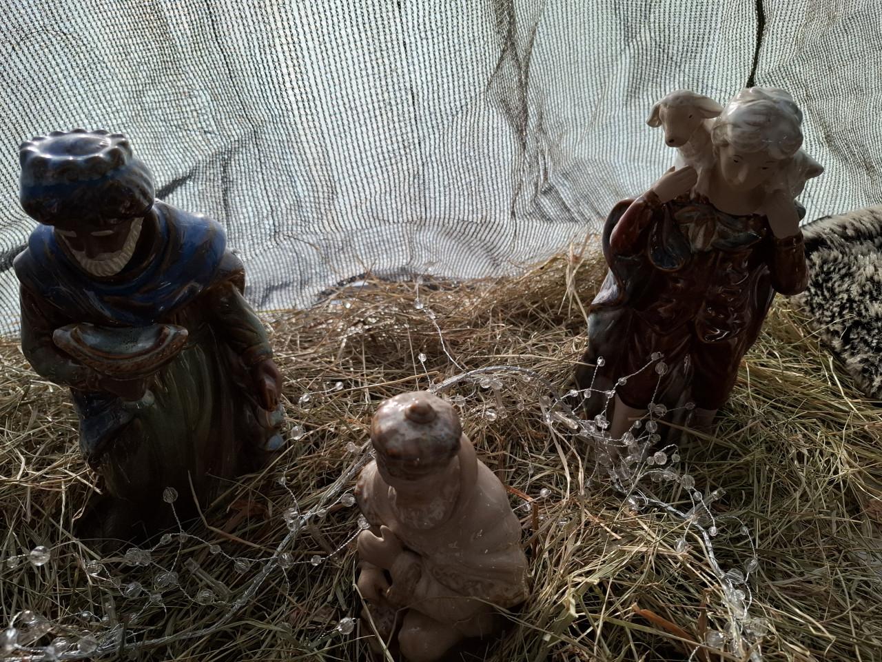 Kerststal beelden compleet