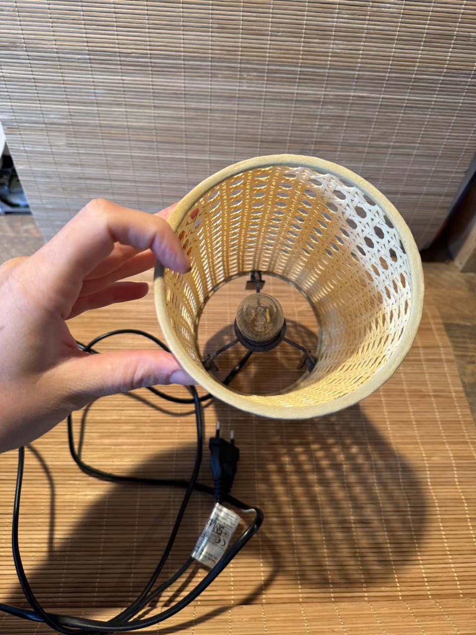 Leuk rotan lampje