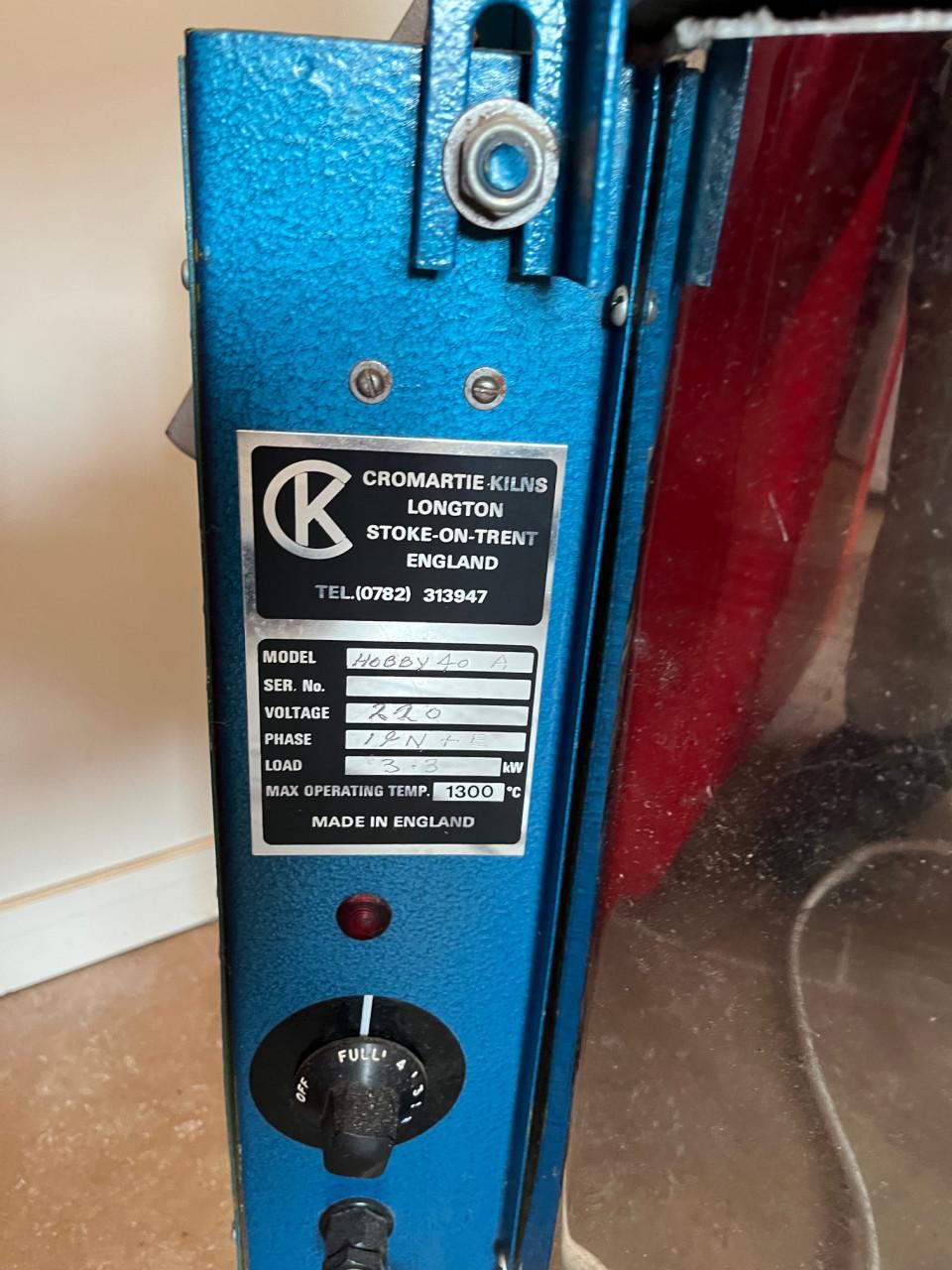 Keramiek- Porcelein Oven Cromartie, bovenlader met toebehoren