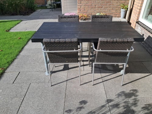 4 tuinstoelen