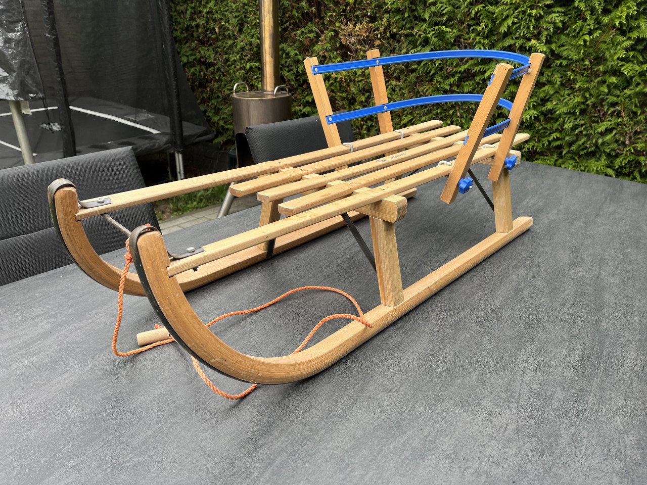 Mooie houten slee van Sirch