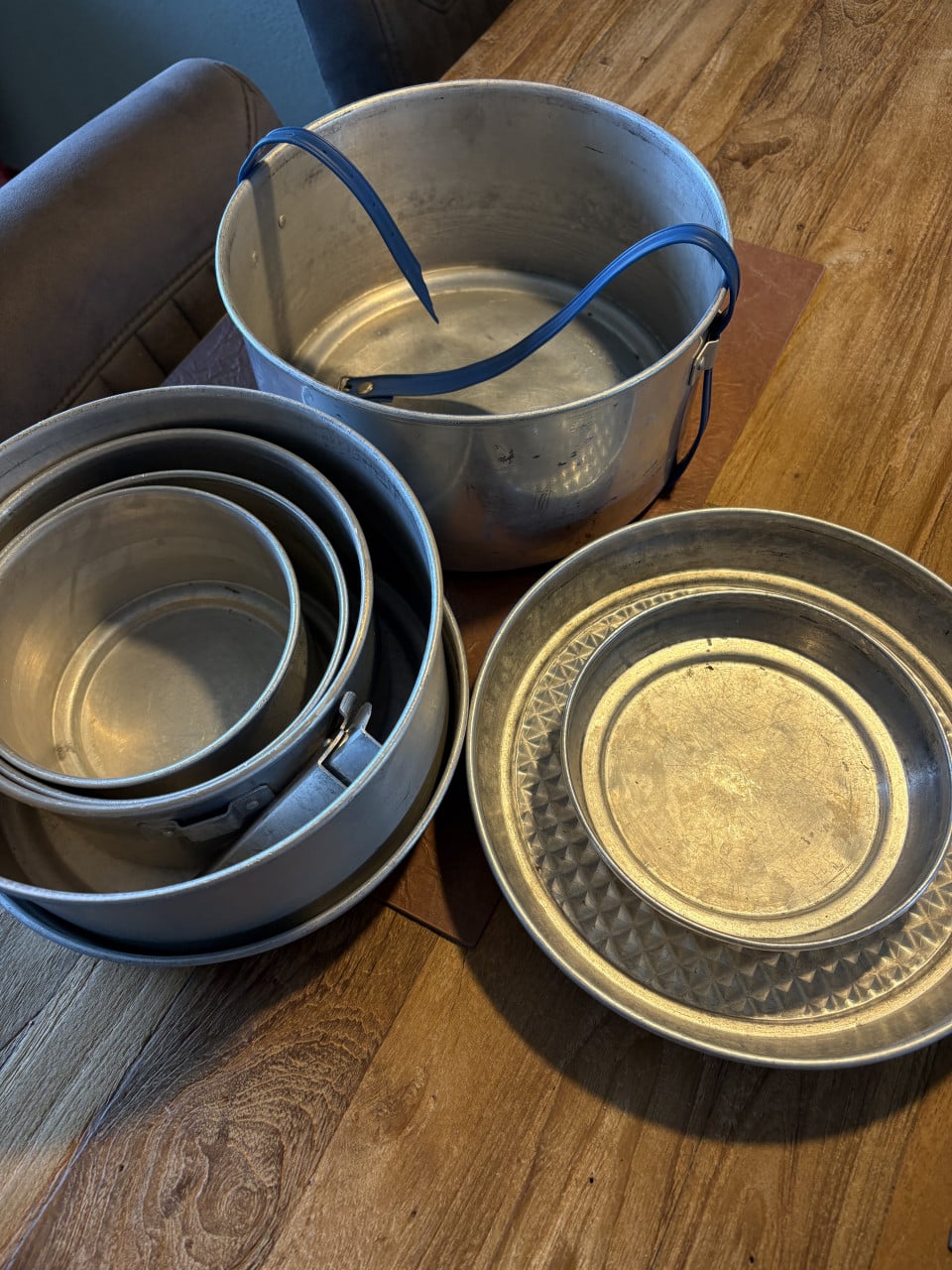 Aluminium pannenset