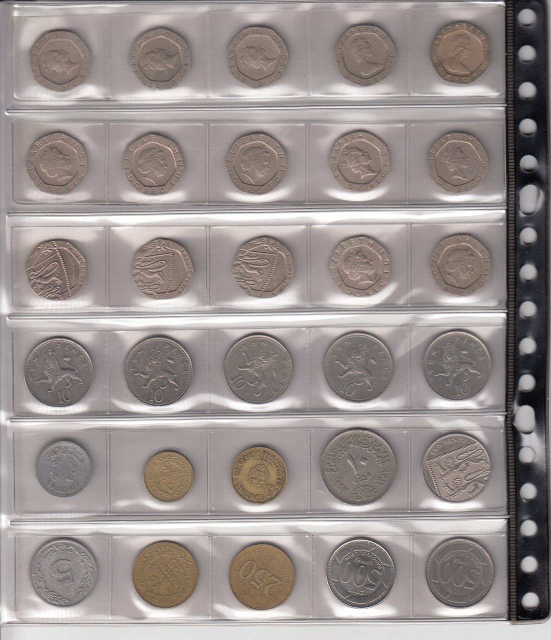 Verzamelalbum Munten uit Verenigd Koninkrijk Deel 1