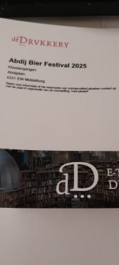 1 Ticket Abdijbier Festival Middelburg.