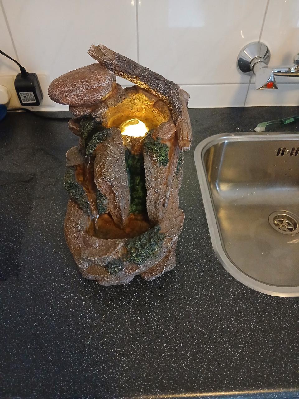 Livarono Home Indoor LED Water Feature - met doos
