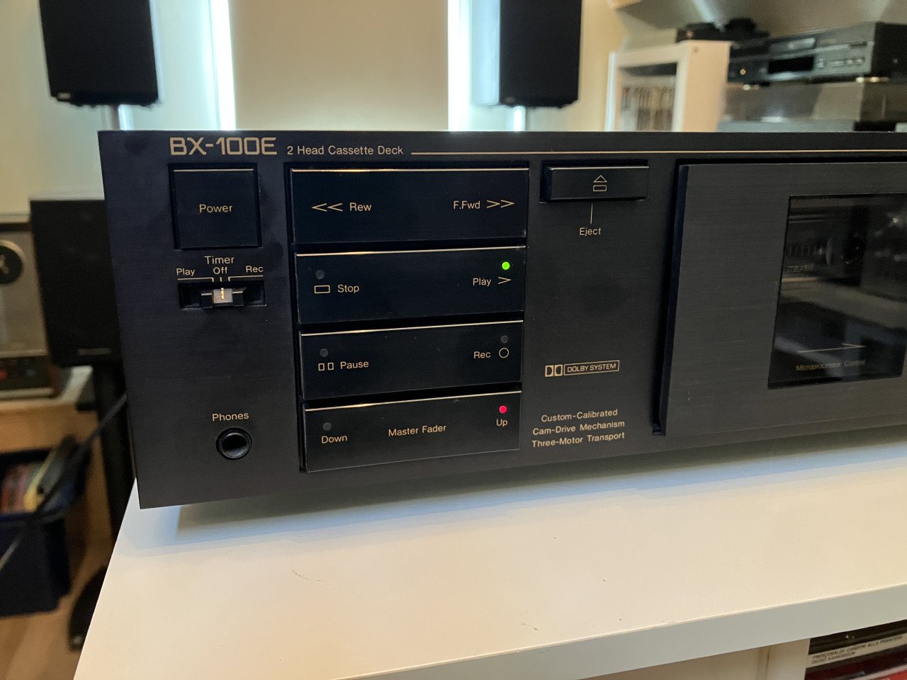 Nakamichi BX-100 cassettedeck geserviced met 2 maanden garantie!
