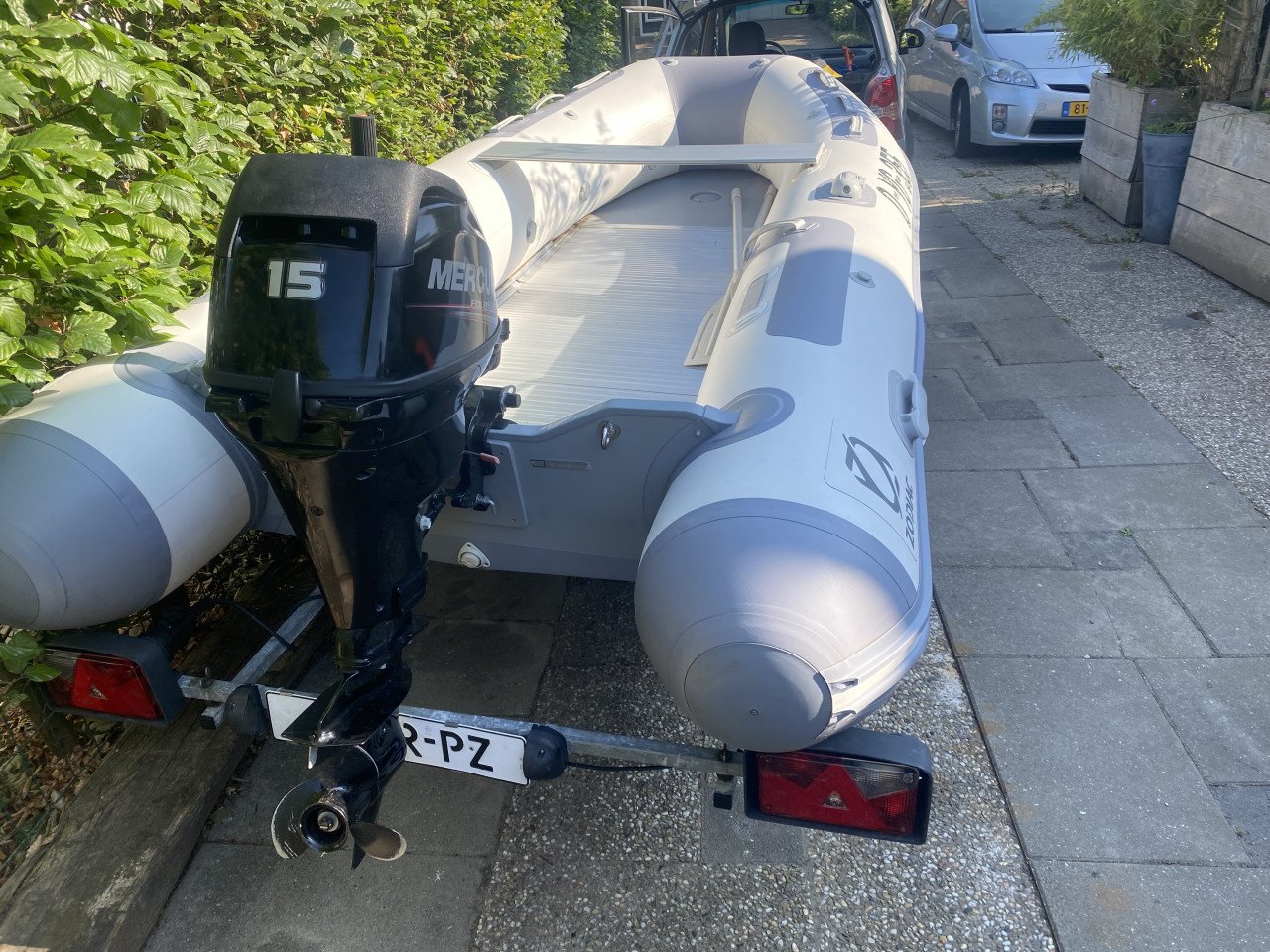 Zodiac cadet alu (2022) + Mercury 15pk 4 takt