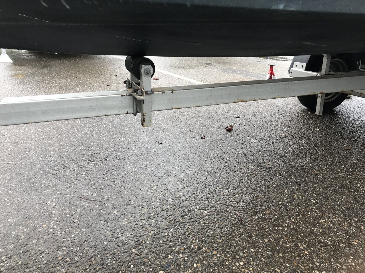 Boot Trailer met gratis zeilboot