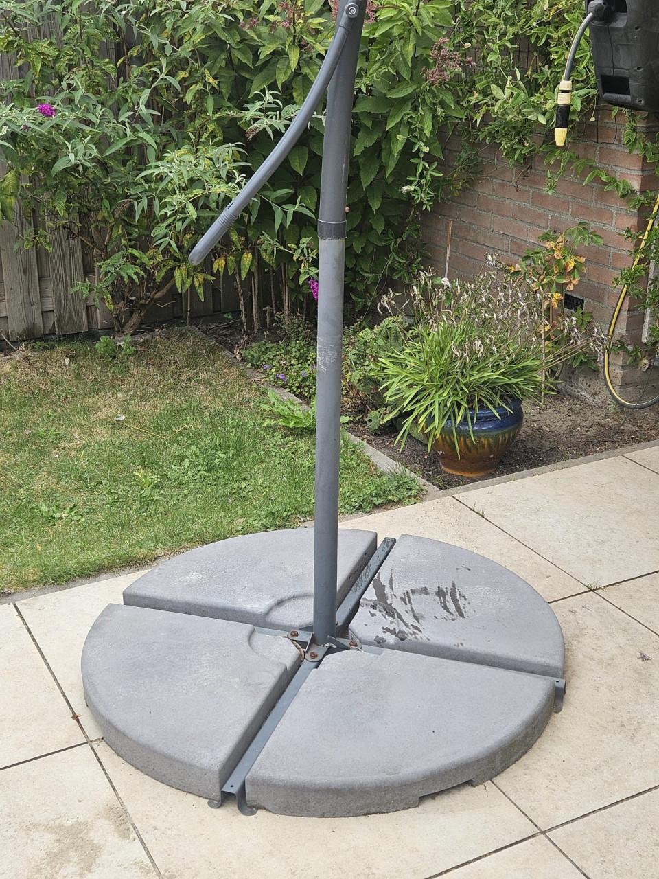 Zweefparasol 3 meter inclusief voet