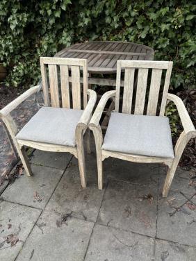 Tuinset 6 persoons teakhout