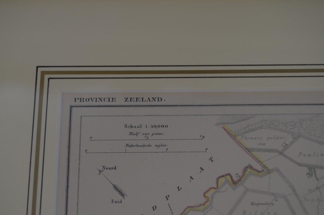 Fraaie Litho 1868 Gemeente Biervliet Zee - Vla.