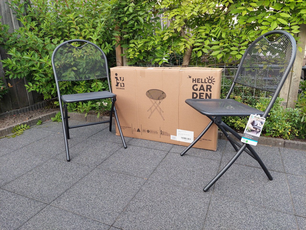 BISTRO SET NIEUW IN DOOS